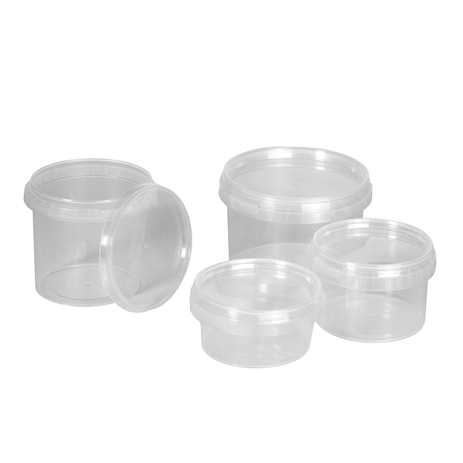 Boîte UniPak PP 180 ml, transparente